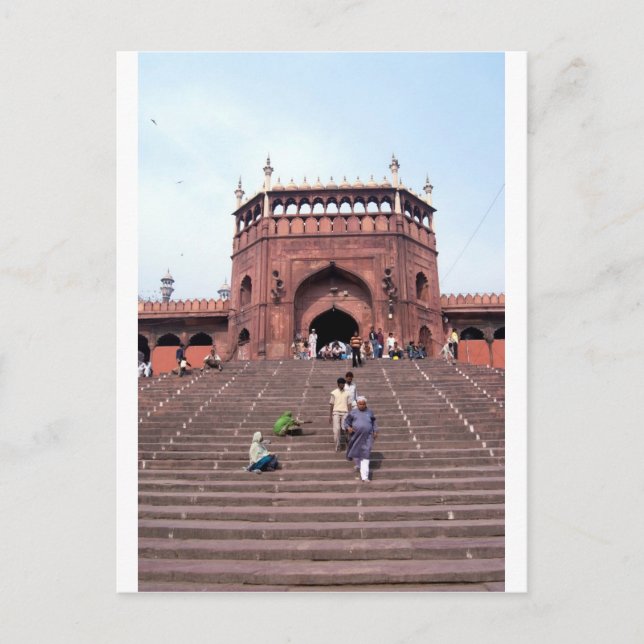 Carte Postale Jama Masjid à Delhi (Devant)