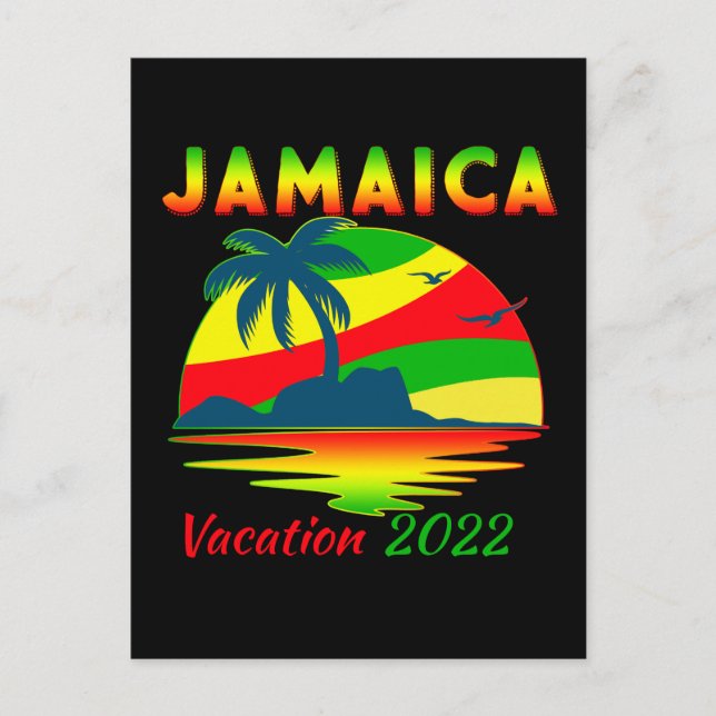 Carte Postale Jamaica 2022 Cruise Vacation Group Matching  (Devant)