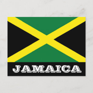 Carte Postale Jamaica flag postcard