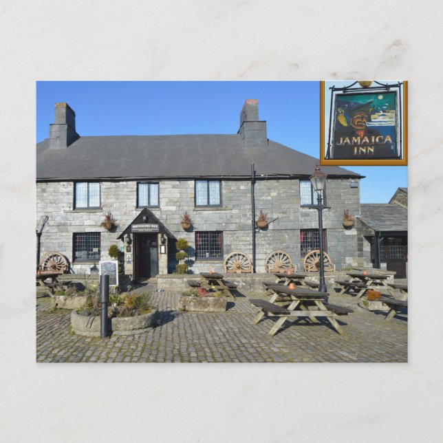 Carte Postale Jamaïque Inn Bodmin Moor Cornwall Angleterre (Devant)