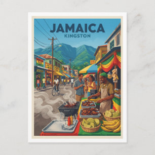 Carte Postale Jamaïque Kingston Voyage Souvenir