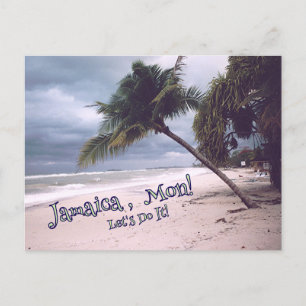 CARTE POSTALE JAMAÏQUE, MON ! FAISONS-LE ! PERSONNALISABLE