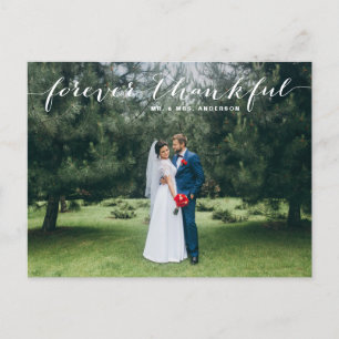 Carte Postale Jamais Merci Main Lettré Merci Mariage