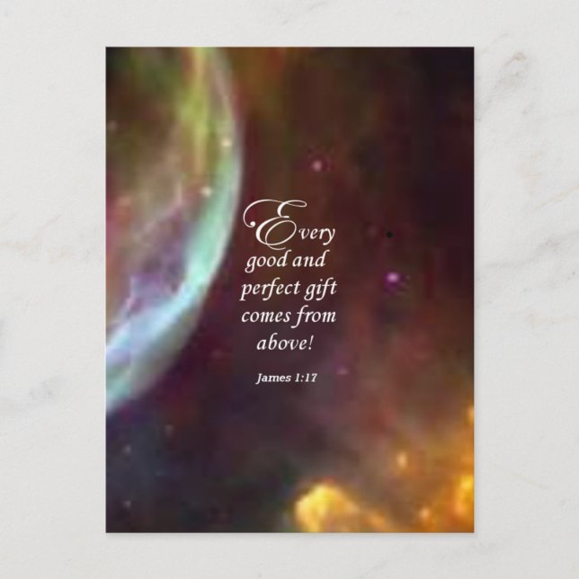 Carte Postale James 1:17 (Devant)