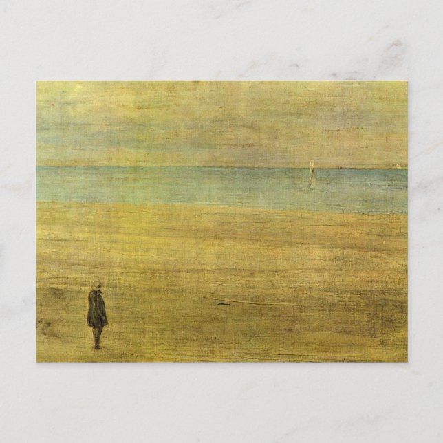 Carte Postale James Abbot McNeill Whistler - Harmony in Blue et (Devant)