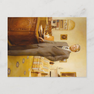 Carte Postale James Earl Carter peint le portrait du président a