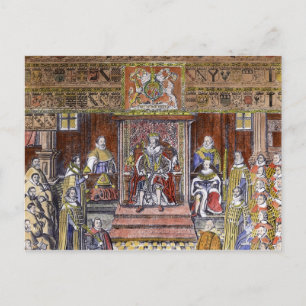 Carte Postale James Ier d'Angleterre à Court,