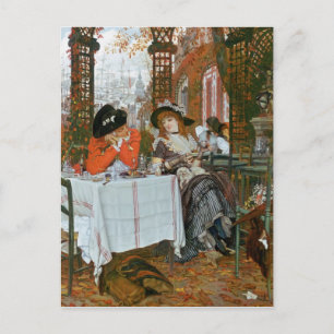 Carte Postale James Jacques Joseph Tissot Un déjeuner
