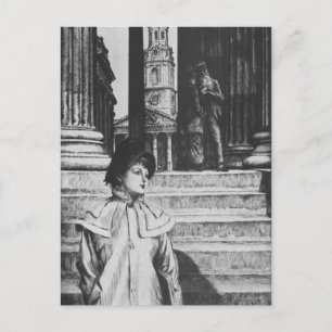 Carte Postale James Tissot : Portico de la National Gallery de L