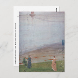 Carte Postale James Whistler - Variations en violet et vert