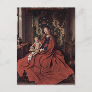 Carte Postale Jan Eyck - La Madonna de la salle des glaces