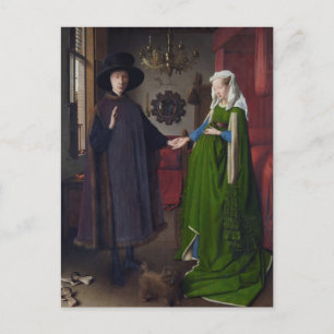 Carte Postale Jan Eyck - Le Mariage Arnolfini