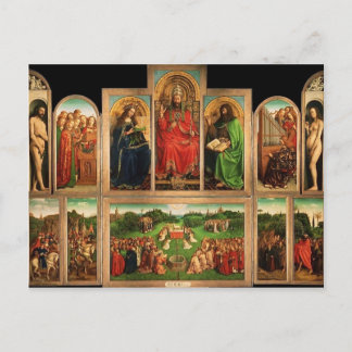 Carte Postale Jan van Eyck - Le Retable de Gand