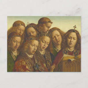 Carte Postale Jan van Eyck Singing angels Gand CC0974