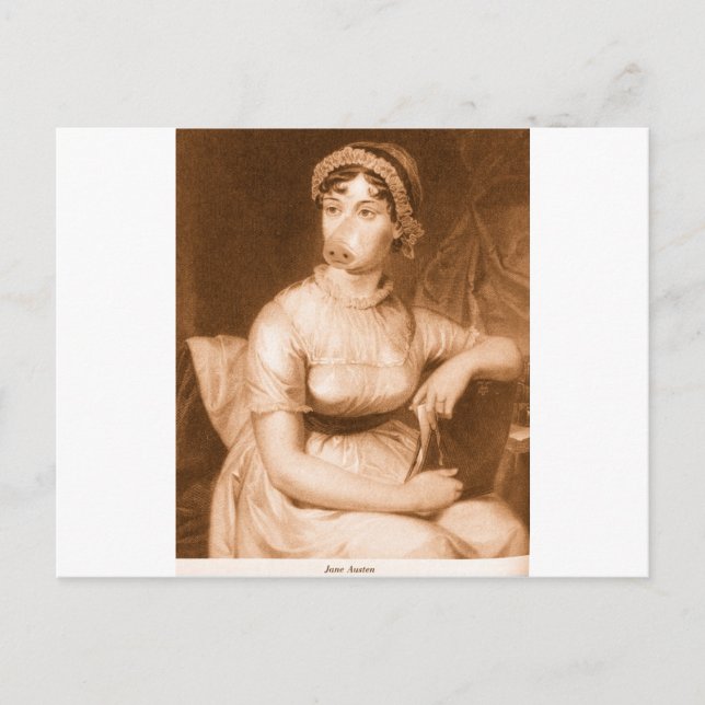 Carte Postale Jane Austen (Devant)
