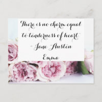 Jane Austen Emma Book Quota Pink Rose Floral