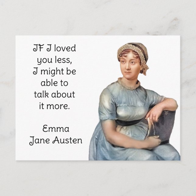 Carte Postale Jane Austen Emma cite (Devant)