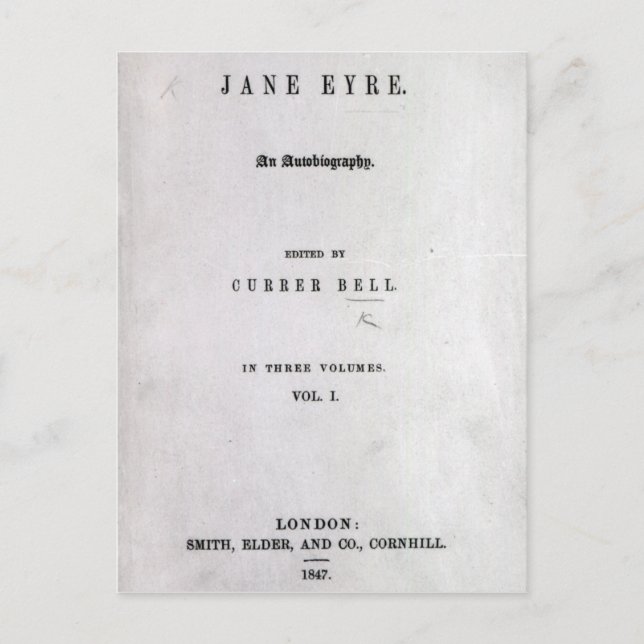 Carte Postale Jane Eyre (Devant)