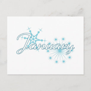 Carte Postale Janvier