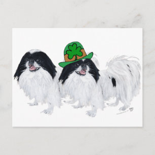 Carte Postale Japanese Chin Saint-Patrick