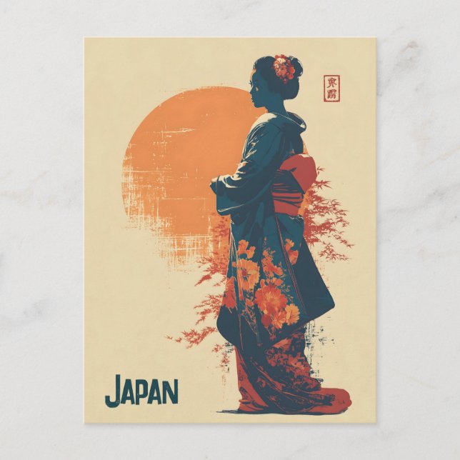 Carte Postale Japon vintage (Devant)