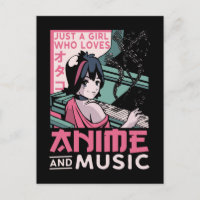 Japonaise Anime Music Girl Otaku Piano Musicien