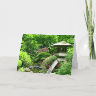 Carte postale japonaise de jardin
