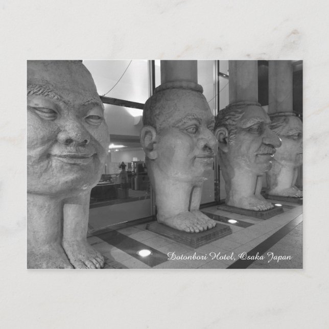 Carte postale japonaise de l'hôtel Dotonbori (Devant)