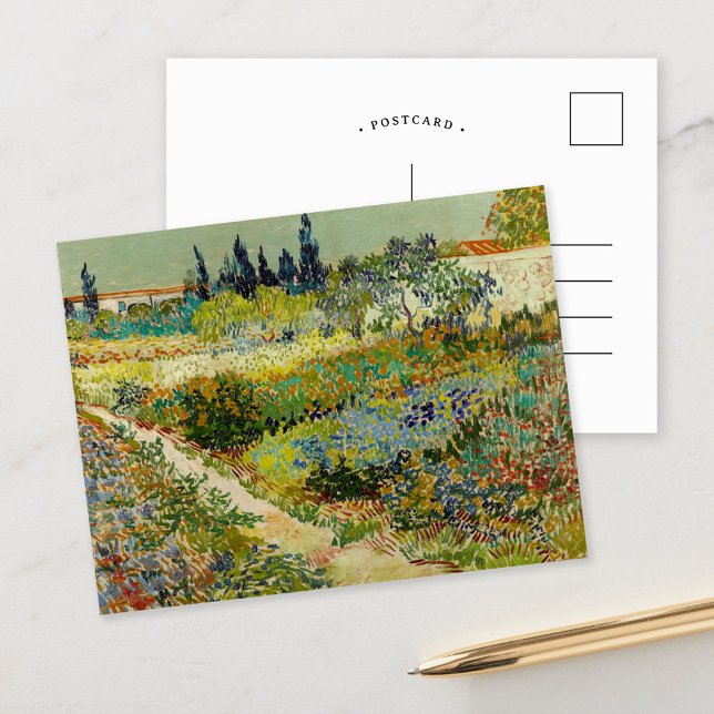 Carte Postale Jardin à Arles | Vincent van Gogh (Créateur téléchargé)