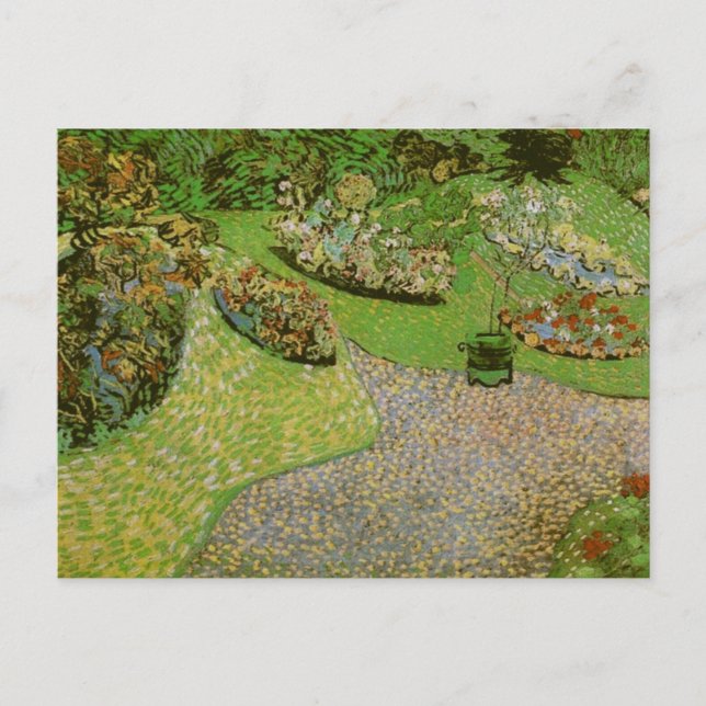 Carte Postale Jardin à Auvers (F814) Van Gogh Art (Devant)