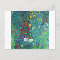 Jardin agricole avec tournesols, Gustav Klimt