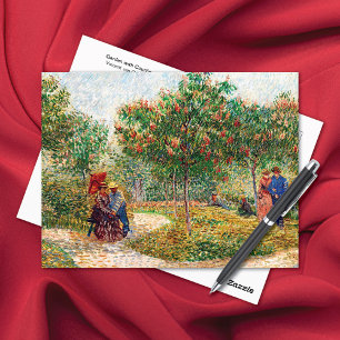 Carte Postale Jardin Courtoisie Couples Vincent van Gogh
