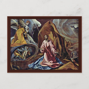 Carte Postale Jardin Cristus D'Oliviers Par Greco El