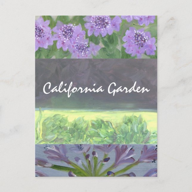 Carte Postale Jardin de Californie (Devant)