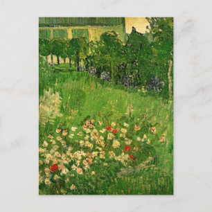 Carte Postale Jardin de Daubigny par Vincent van Gogh, Le Jardin