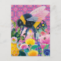 Jardin de fleurs sauvages de miel capricieux abeil