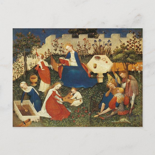 Carte Postale Jardin de l'artiste médiéval Eden (Devant)
