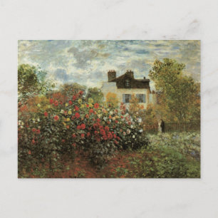 Carte Postale Jardin de Monet à Argenteuil par Claude Monet