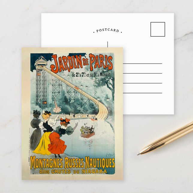 Carte Postale Jardin de Paris | Georges Meunier (Créateur téléchargé)