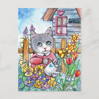 Carte Postale Jardin de printemps