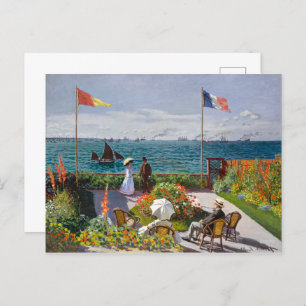 Carte Postale Jardin de Sainte-Adresse   CLAUDE MONET  