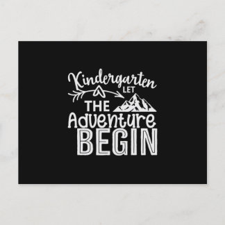 Carte Postale Jardin d'enfants Let The Adventure Begin