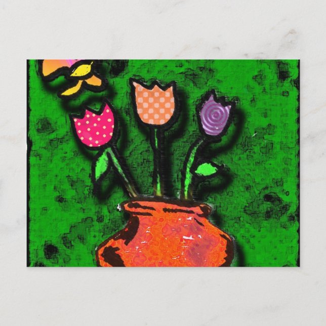 Carte Postale jardin des papillons (Devant)