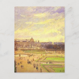 Carte Postale Jardin des Tuileries 2 de Camille Pissarro