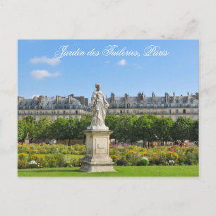 Carte Postale Jardin des Tuileries à Paris, France