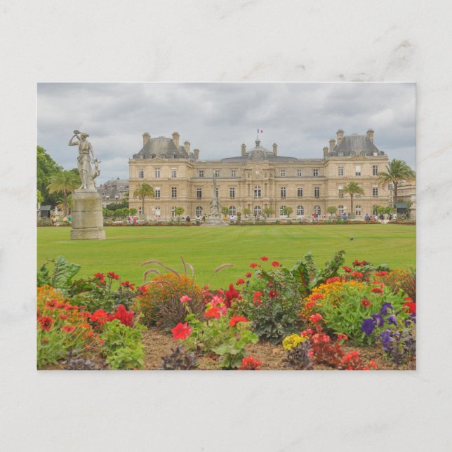 Carte Postale Jardin du Luxembourg (Devant)