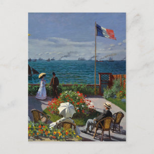 Carte Postale Jardin du Monet à Sainte-Adresse Peinture