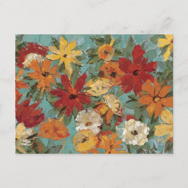 Carte Postale Jardin expressif lumineux (Devant)