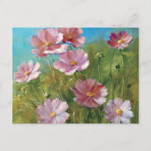 Carte Postale Jardin Floral Rose