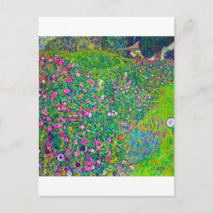 Carte Postale Jardin Italien, Gustav Klimt